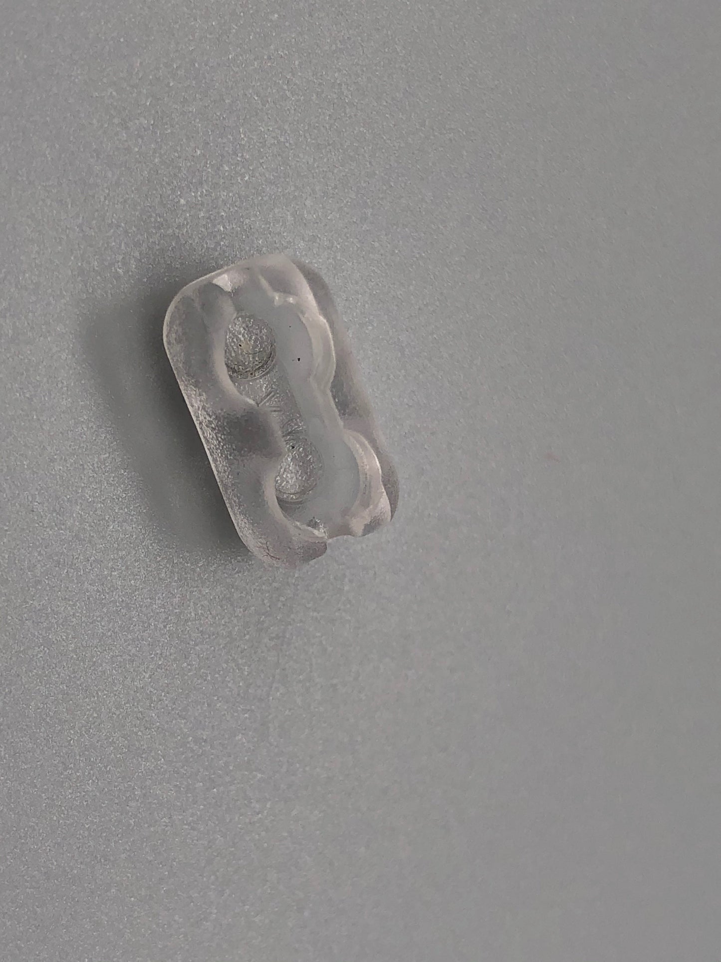 Connecteurs de chaîne de rupture en plastique pour chaîne en plastique n° 10 - Transparent - Paquet de 10 pièces