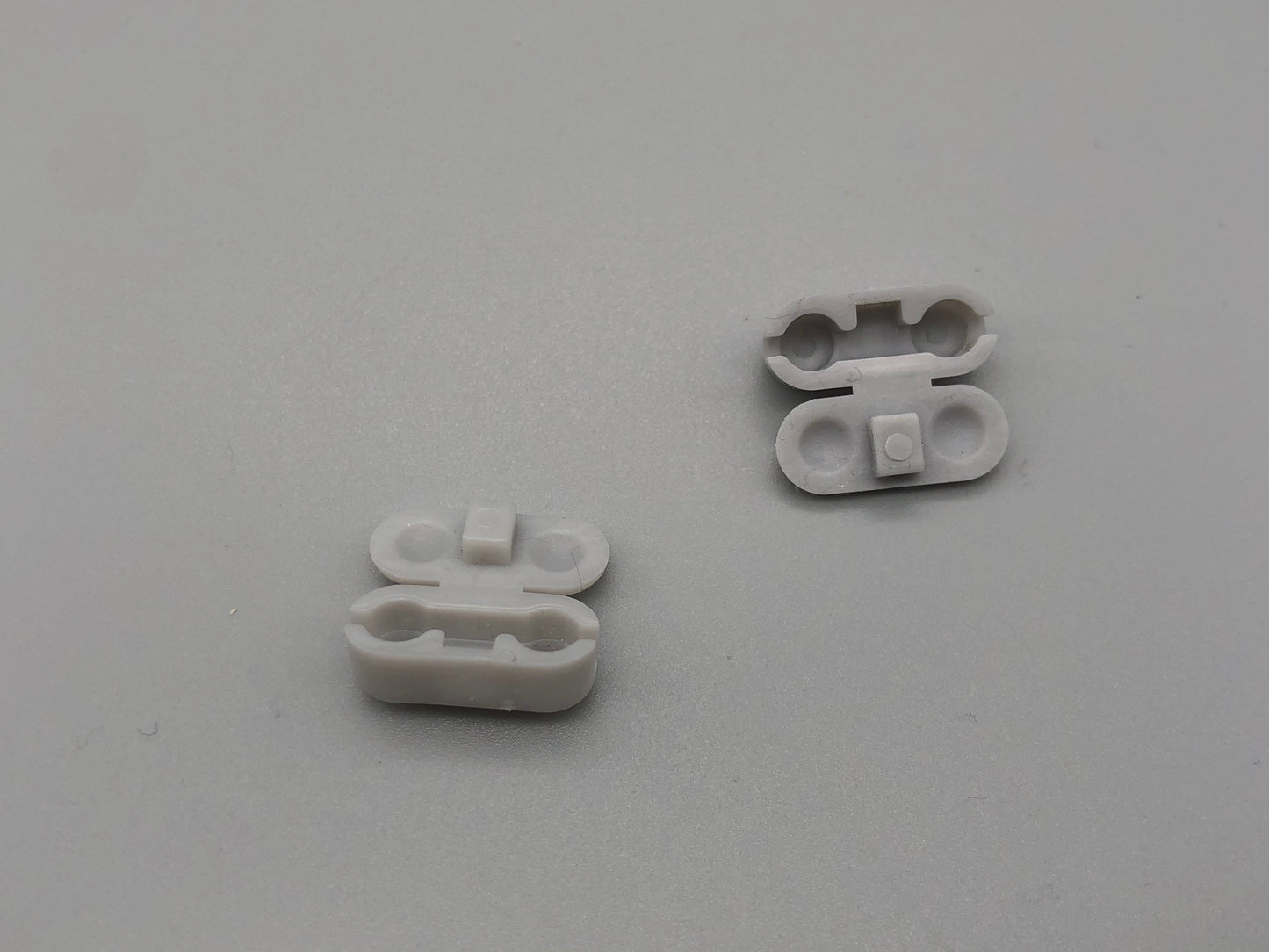 Connecteurs de chaîne en plastique pour chaîne en plastique n° 10 - Gris - Lot de 10 pièces