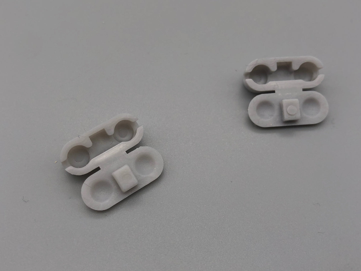 Connecteurs de chaîne en plastique pour chaîne en plastique n° 10 - Gris - Lot de 10 pièces