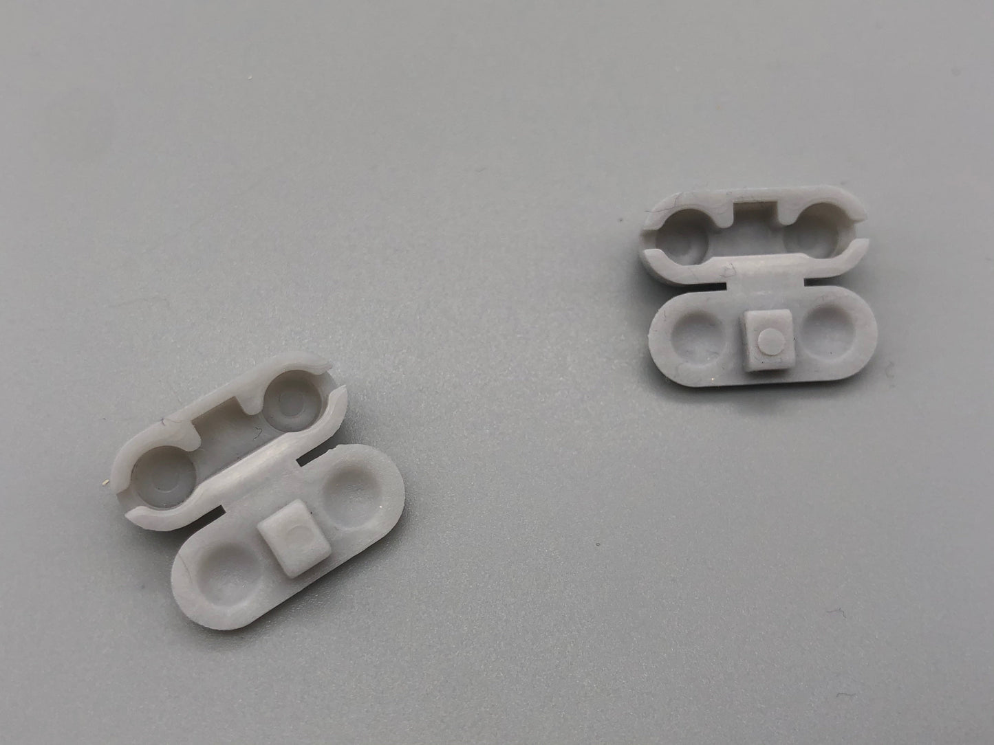 Connecteurs de chaîne en plastique pour chaîne en plastique n° 10 - Gris - Lot de 10 pièces