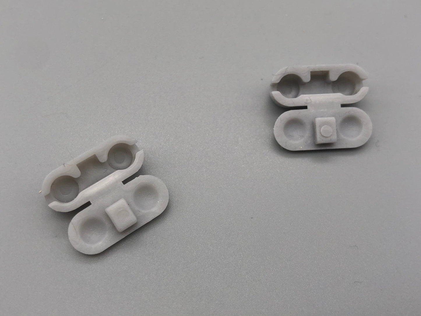 Connecteurs de chaîne en plastique pour chaîne en plastique n° 10 - Gris - Lot de 10 pièces