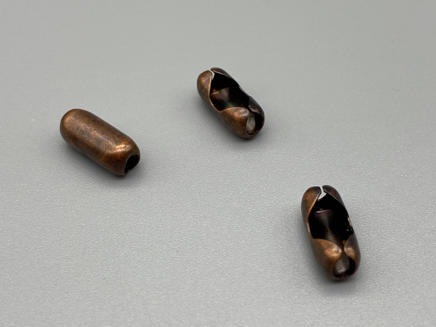 Connecteurs de chaîne en cuivre antique pour chaîne n°10 - 5 pièces