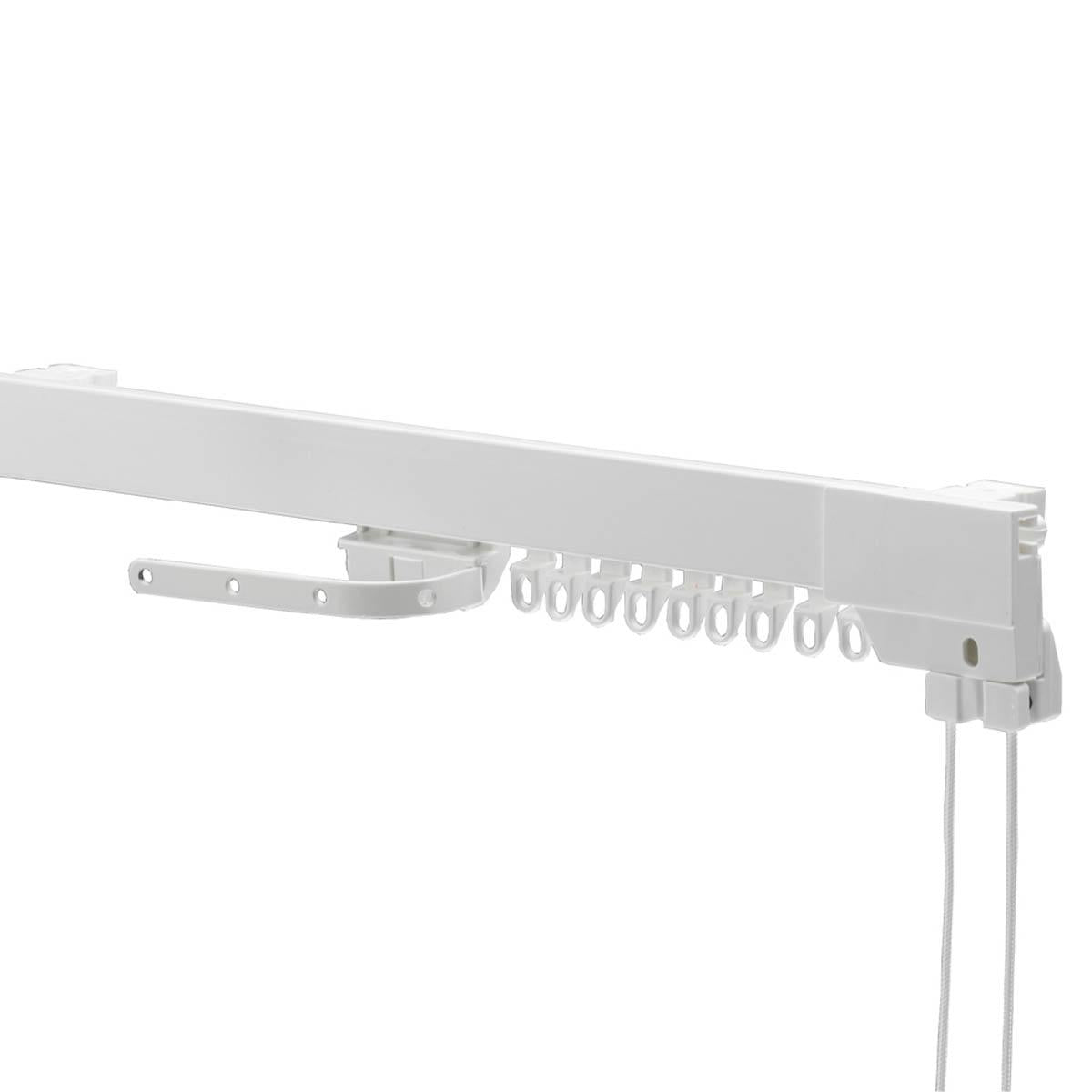 Swish Supreme White Corded Curtain Track