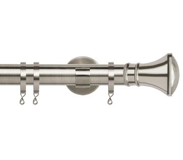 Chrome, Silver &amp; Steel Curtain Poles | Poles and Blinds