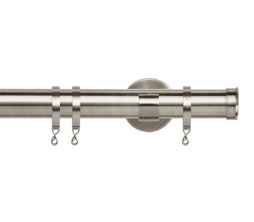 Chrome, Silver &amp; Steel Curtain Poles | Poles and Blinds