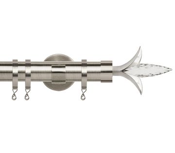 Chrome, Silver &amp; Steel Curtain Poles | Poles and Blinds