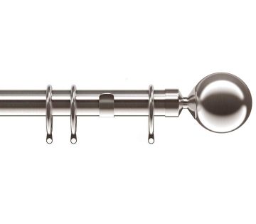 Chrome, Silver &amp; Steel Curtain Poles | Poles and Blinds