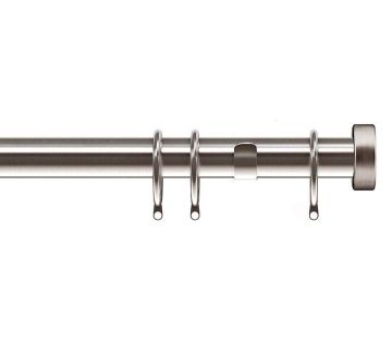 Chrome, Silver &amp; Steel Curtain Poles | Poles and Blinds